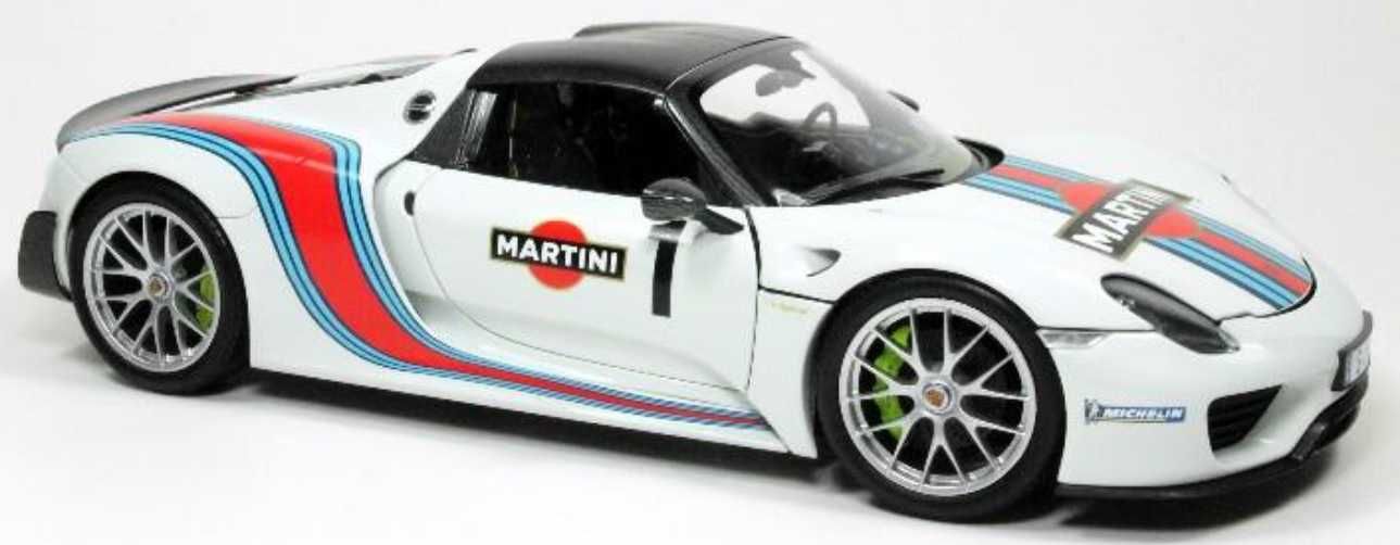 Porsche 918 Spyder Martini 2013 Minichamps 1:18