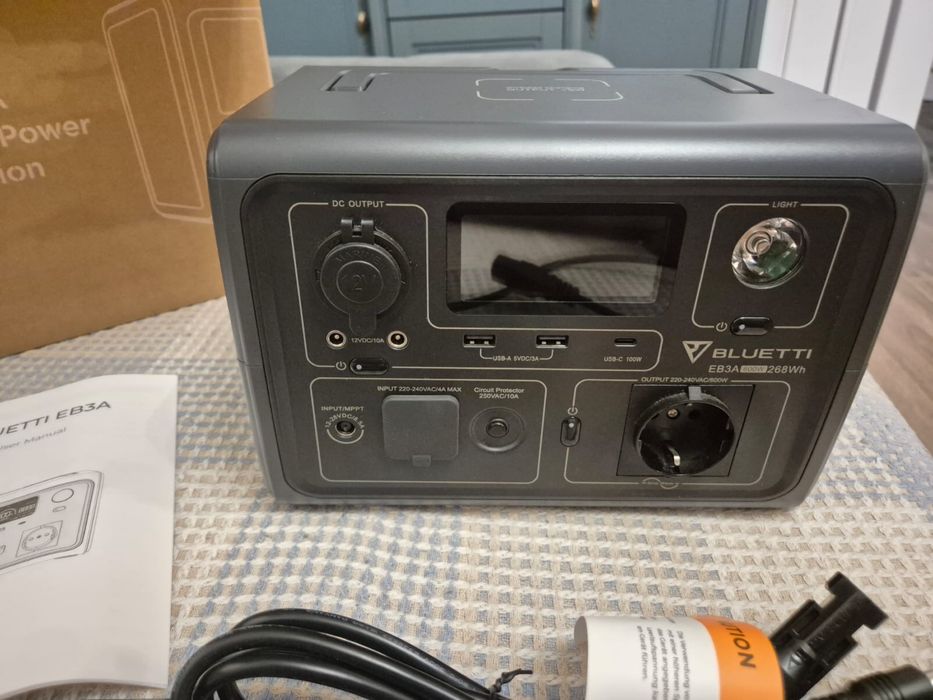 Зарядна станція - Bluetti EB3A(600w, 268h)