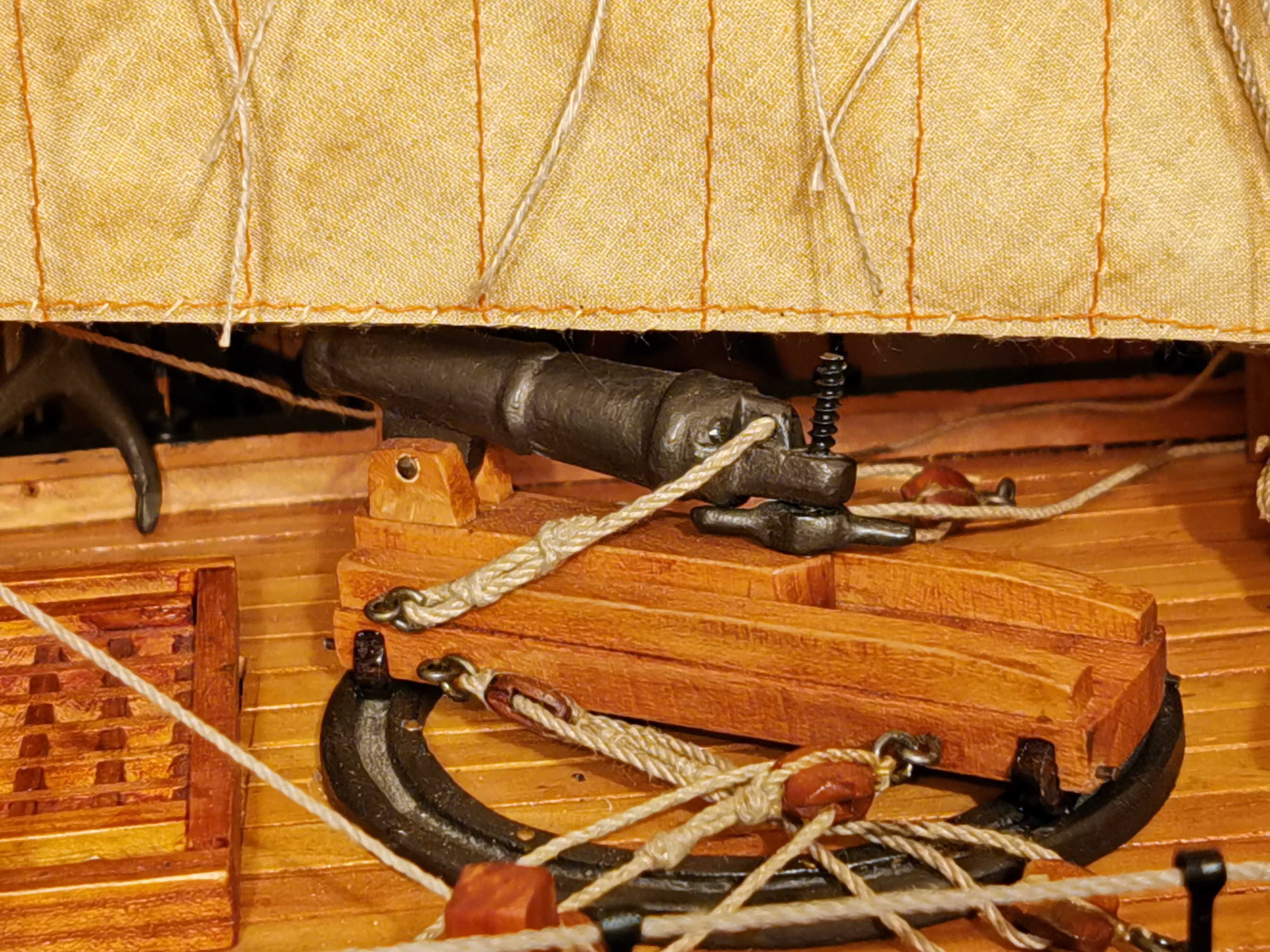 Model okrętu szkuner patrolowy Alert 1818 90 cm skala 1:20