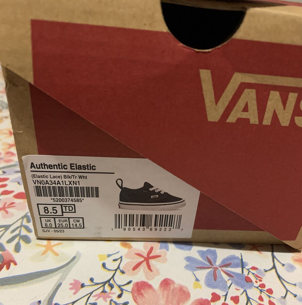 Кеди vans дитячі