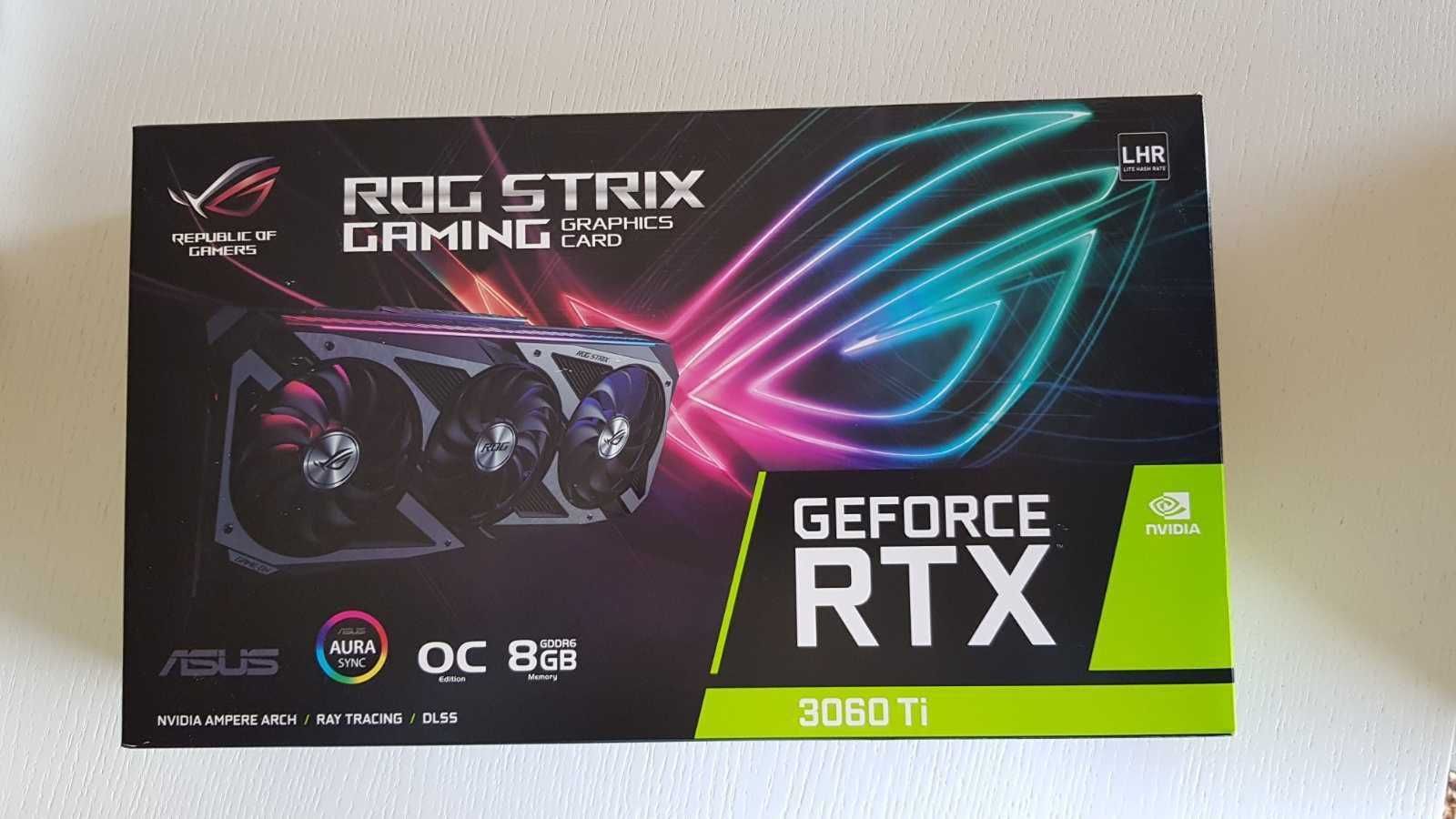 Asus ROG Strix RTX 3060 Ti V2 8GB GDDR6 OC Edition LHR - Fatura