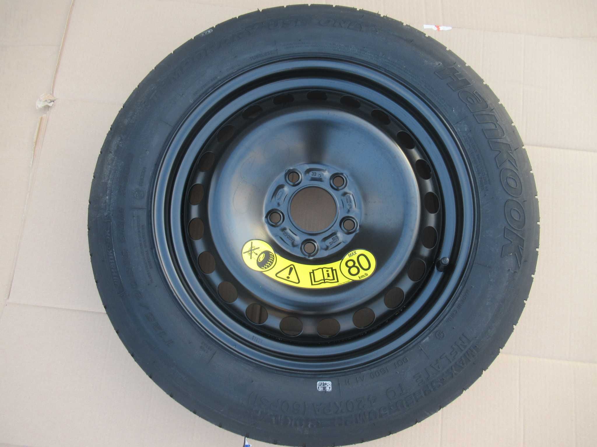 Koło dojazdowe 125/90/16 zapas Ford Focus C-Max MK3 MK4 Mondeo MK5