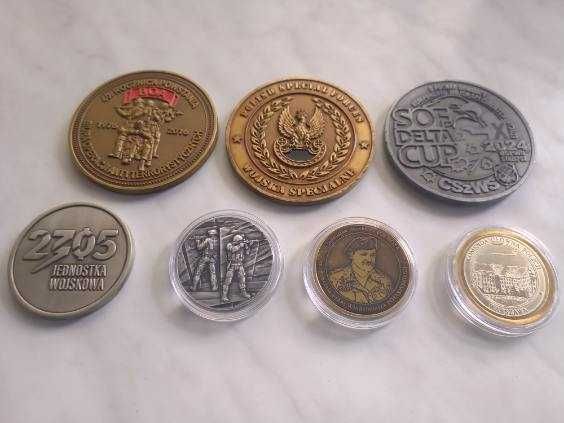 Coin, Coiny wojsk specjalnych GROM, FORMOZA, NIL, AGAT, JWK i inne.