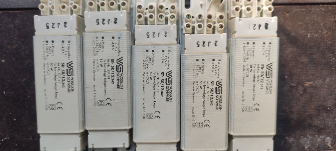 5x Transformadores de 220Vac input e 12 Vac de output