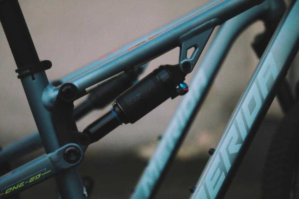 Merida One-Twenty 300 XShort (15,5"), niebieski/limonka, -35% OKAZJA!