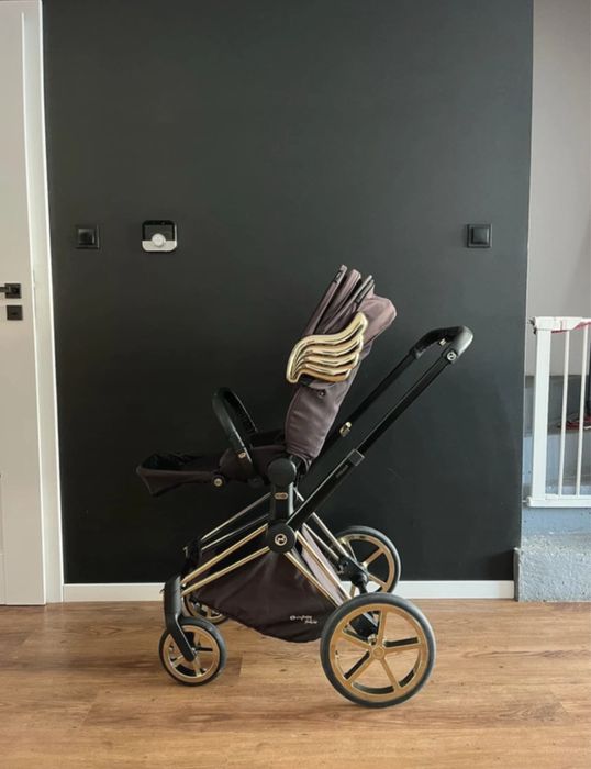 Wózek Cybex Priam Jeremy Scott, gondola, spacerówka, fotelik GRATIS
