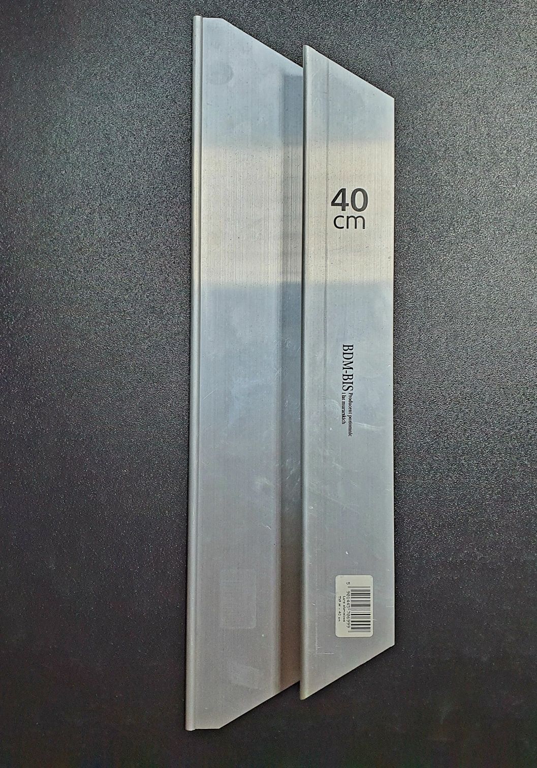 Szpachla listwa aluminiowa typ H 40 cm