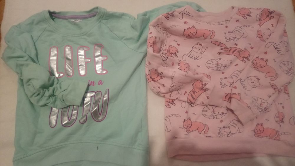 Zestaw bluz dla dziewczynki 122
