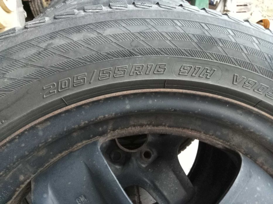 opony zimowe 205/55/R16 felga 5x110 saab opel et39
