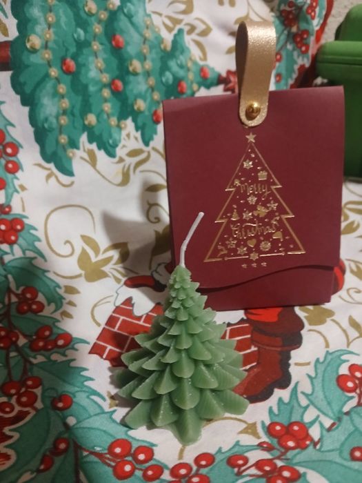Vela decorativa natal