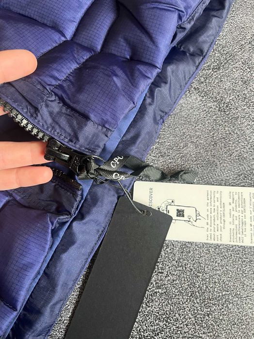 Пуховик CP Company DD Shell Puffer Grey Blue