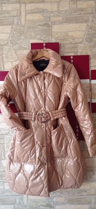 Lola Bianka pikowana kurtka lakierowana