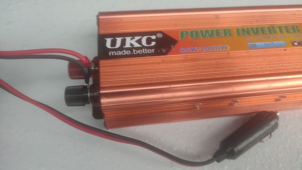 Инвектор 12V-220 2000WЧиста Синусоидна котла холодильник телевізор