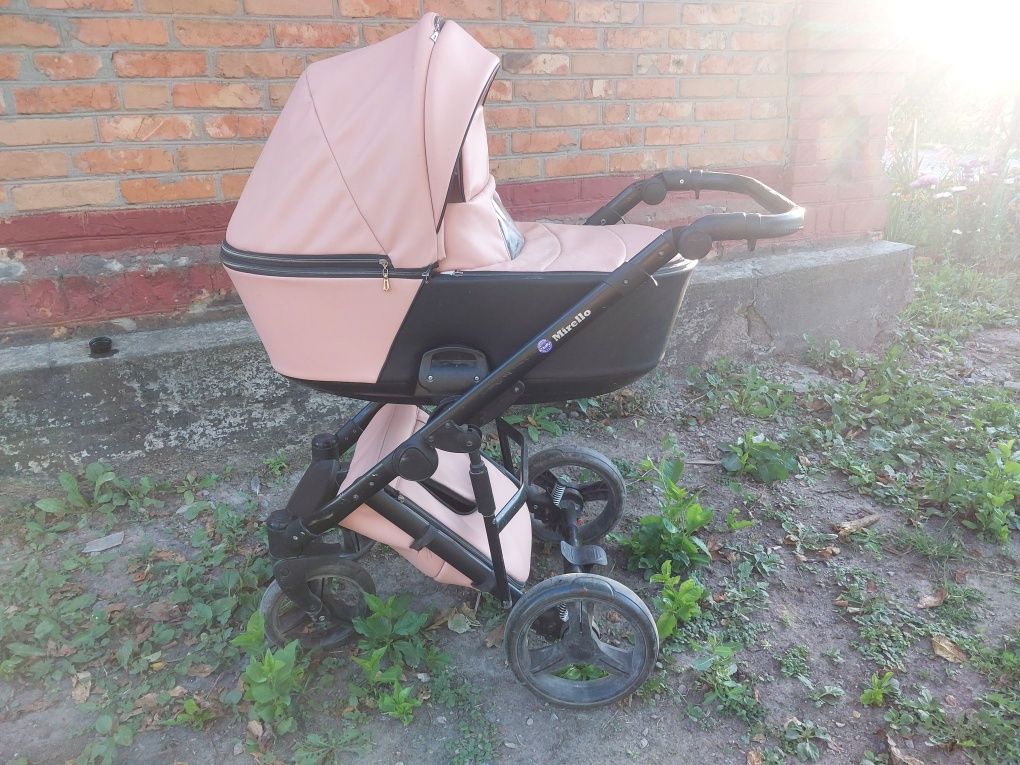 Коляска 2в1 для дівчинки