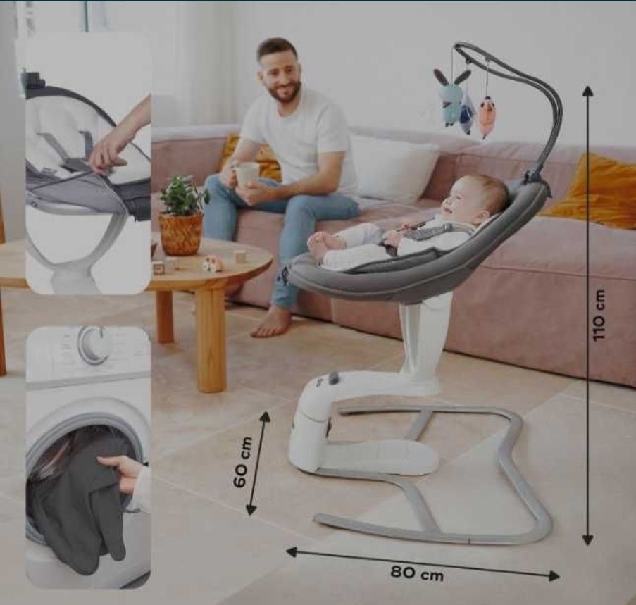 Baloiço/espreguiçadeira para bebés automático Swoon Motion