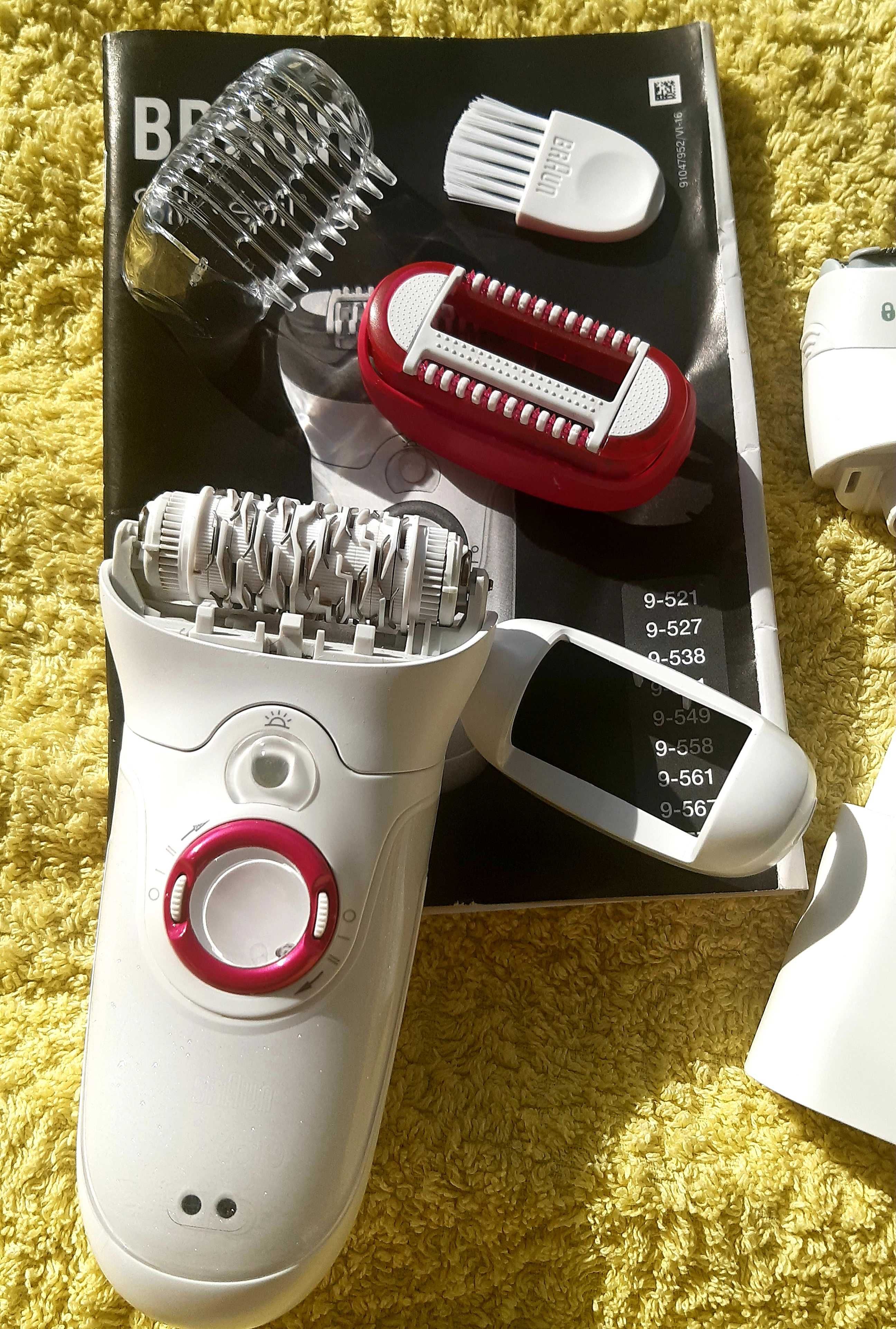 Depilator BRAUN Silk.Epil 9 z dodatkami :)