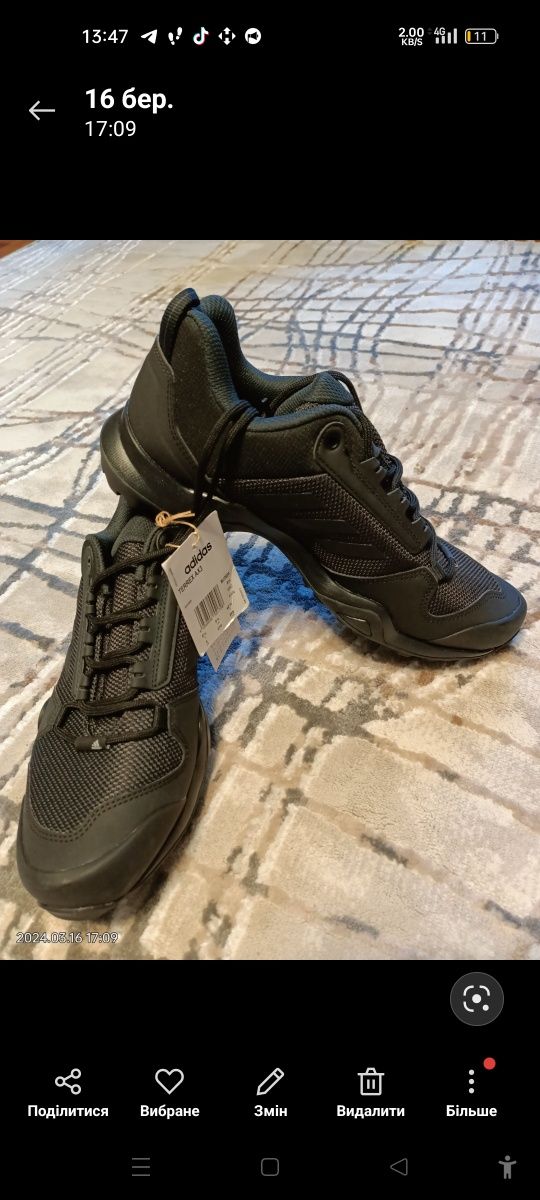Трекінгові чоловічі кросівки Adidas Terrrex AX3 bc0524. Оригінал 100 %