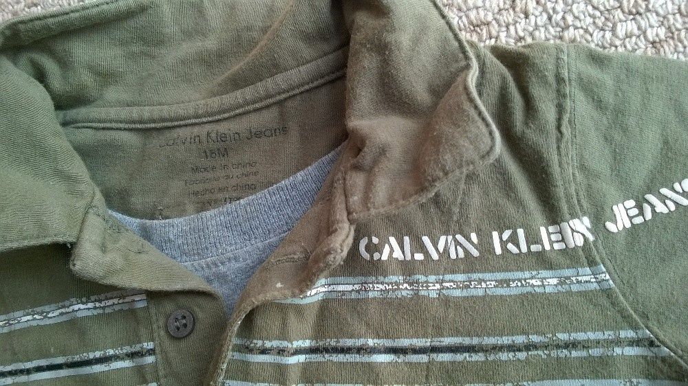 longsleeve Calvin Klein, 18 m, khaki