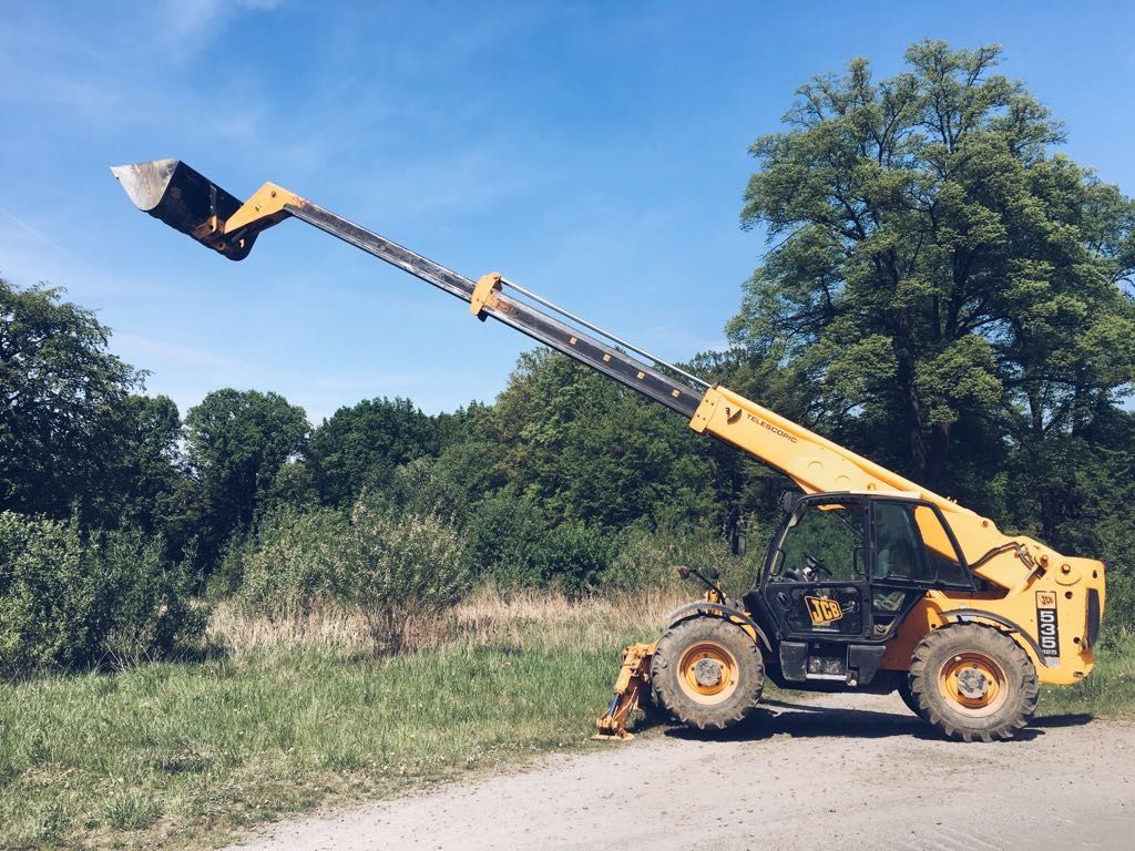 Ładowarka teleskopowa 14 m, załadunek rozładunek