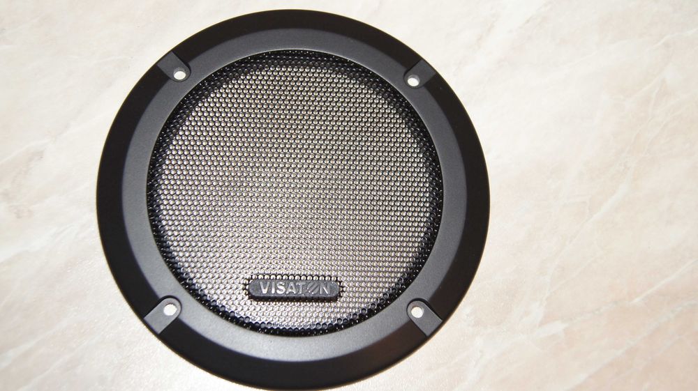 Maskownica głośnika czarna okrągła Visaton do głośnika 10 cm