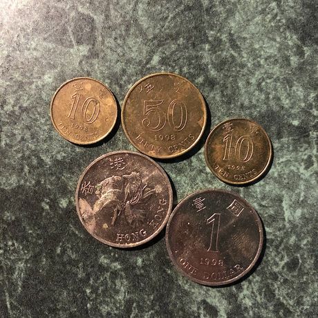 Різні монети: Гонконг, Грузія, Польща, інші