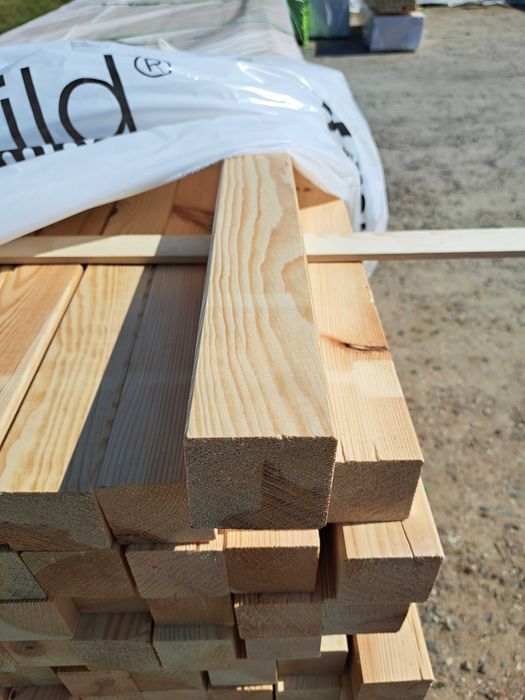 Graniak suchy strugany, kantówka, belka, 70*70 o długości 4m