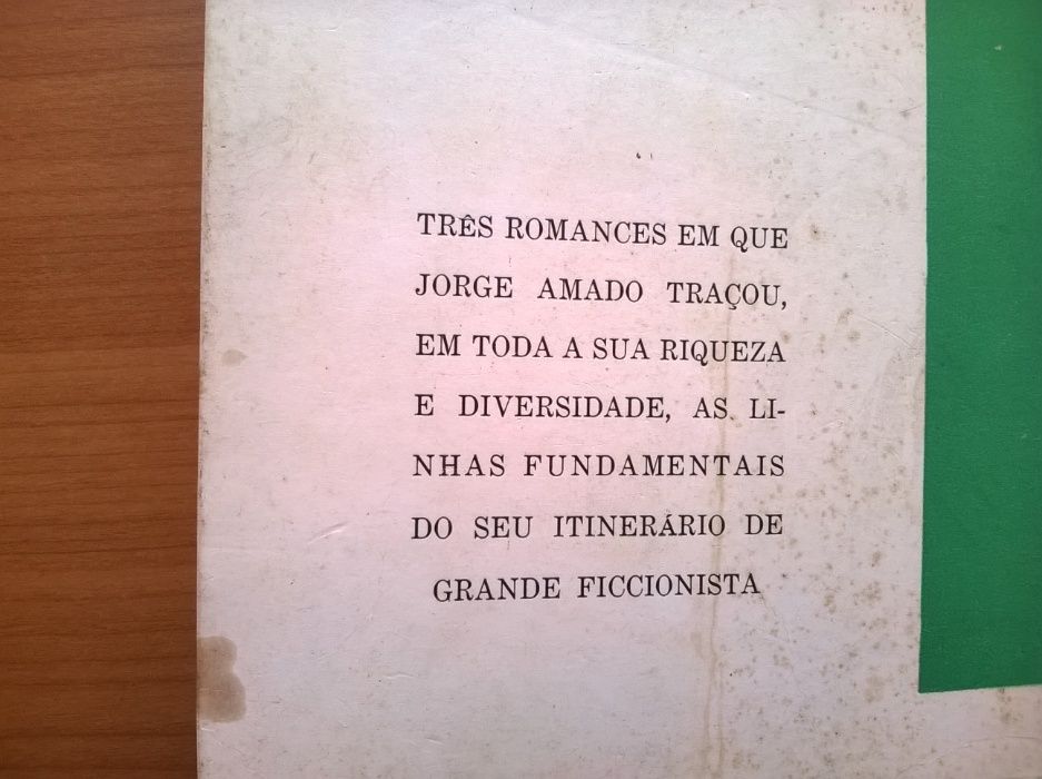 "O País do Carnaval+Suor+Cacau" (3 em 1) - Jorge Amado