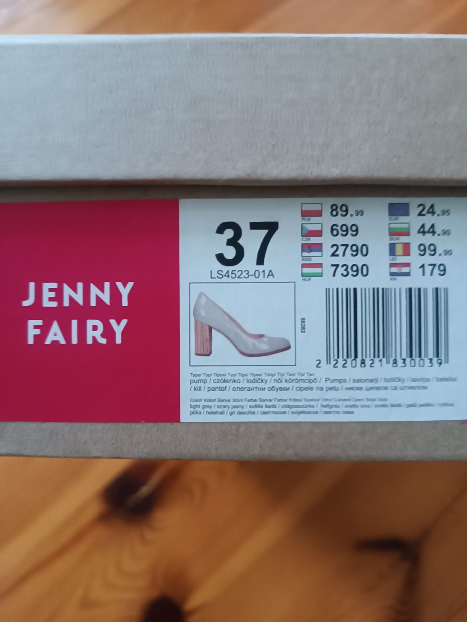 Nowe czółenka Jenny Fairy rozm. 37