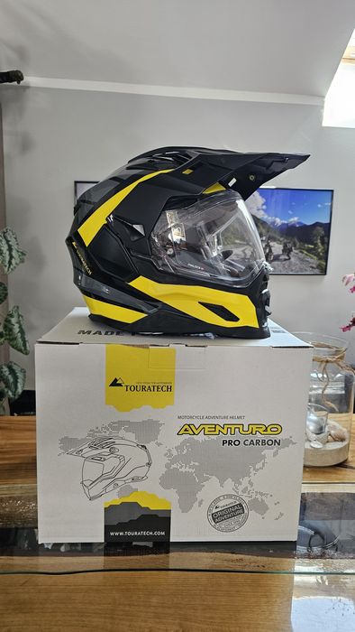 Kask Touratech Aventuro Carbon 2 Plus, M + dodatki