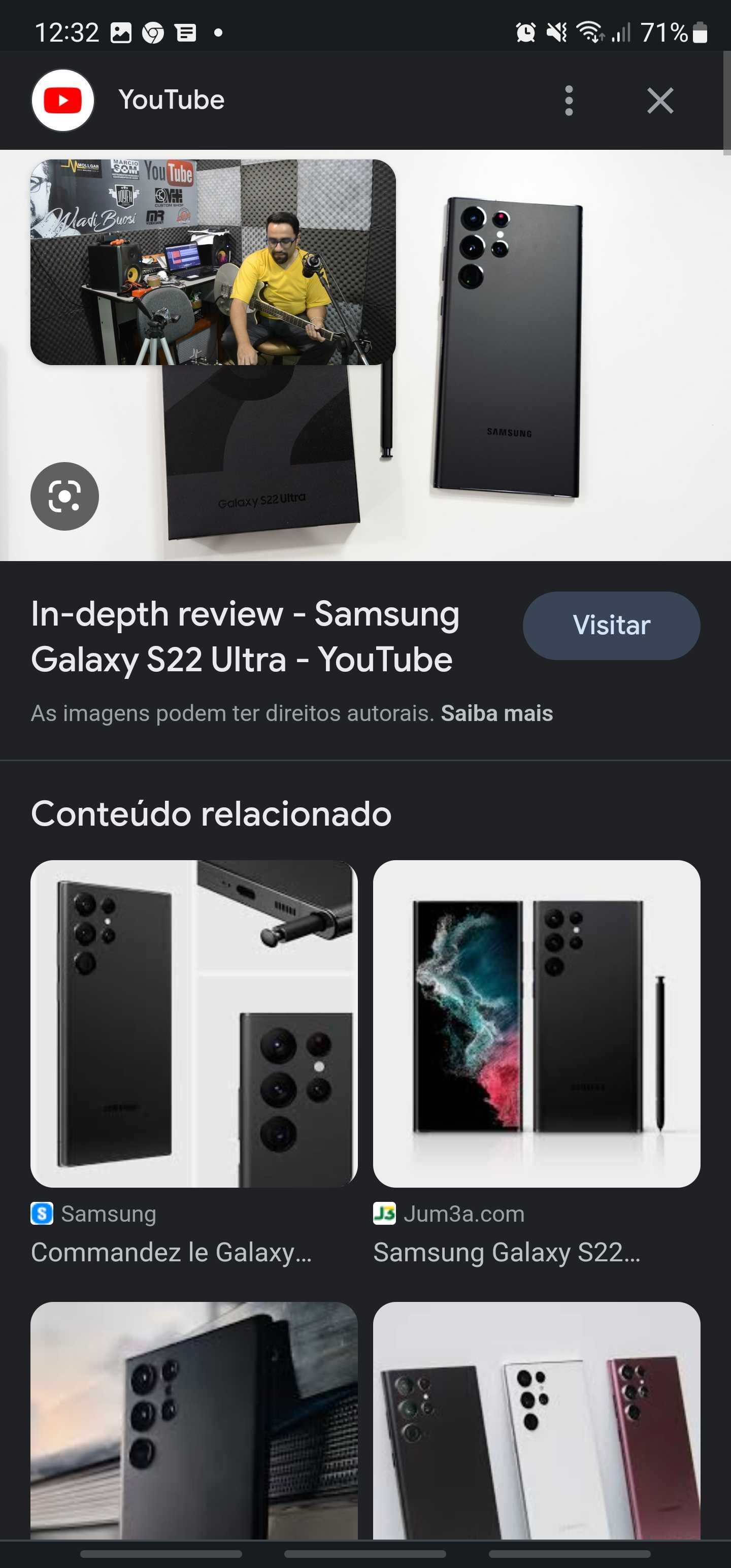 Vebdo meu s 22 ultra novo! Black