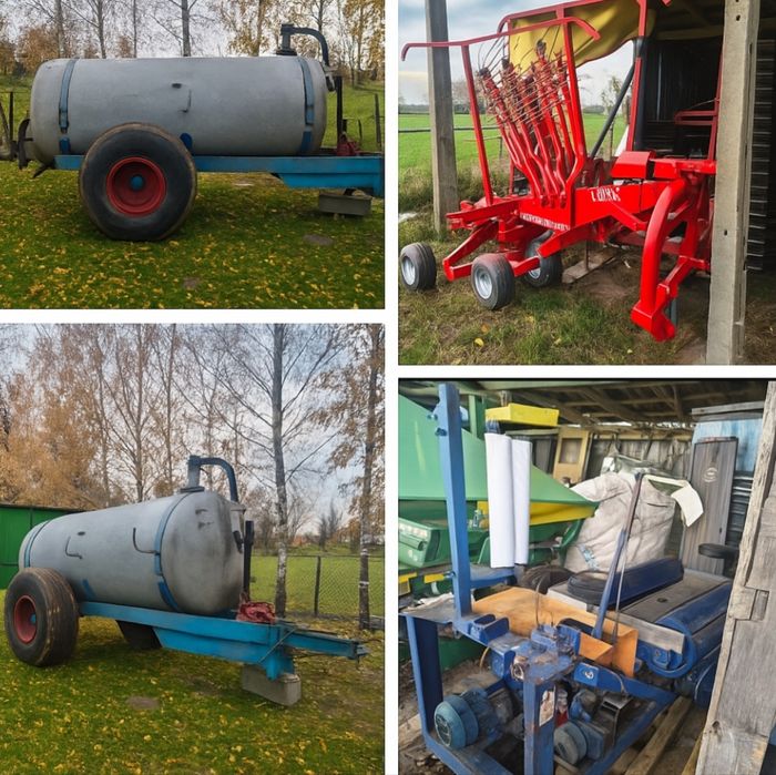 Beczkowóz/Zgrabiarka/Owijarka