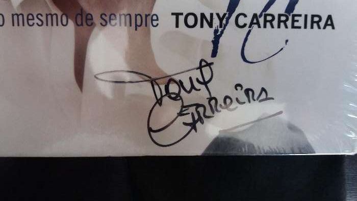 Cd + Dvd Tony Carreira 'O mesmo de sempre' novo, autografado e selado