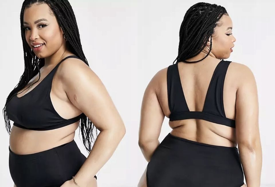 Top bikini ASOS Curve bonprix BPC plus size 3XL 48