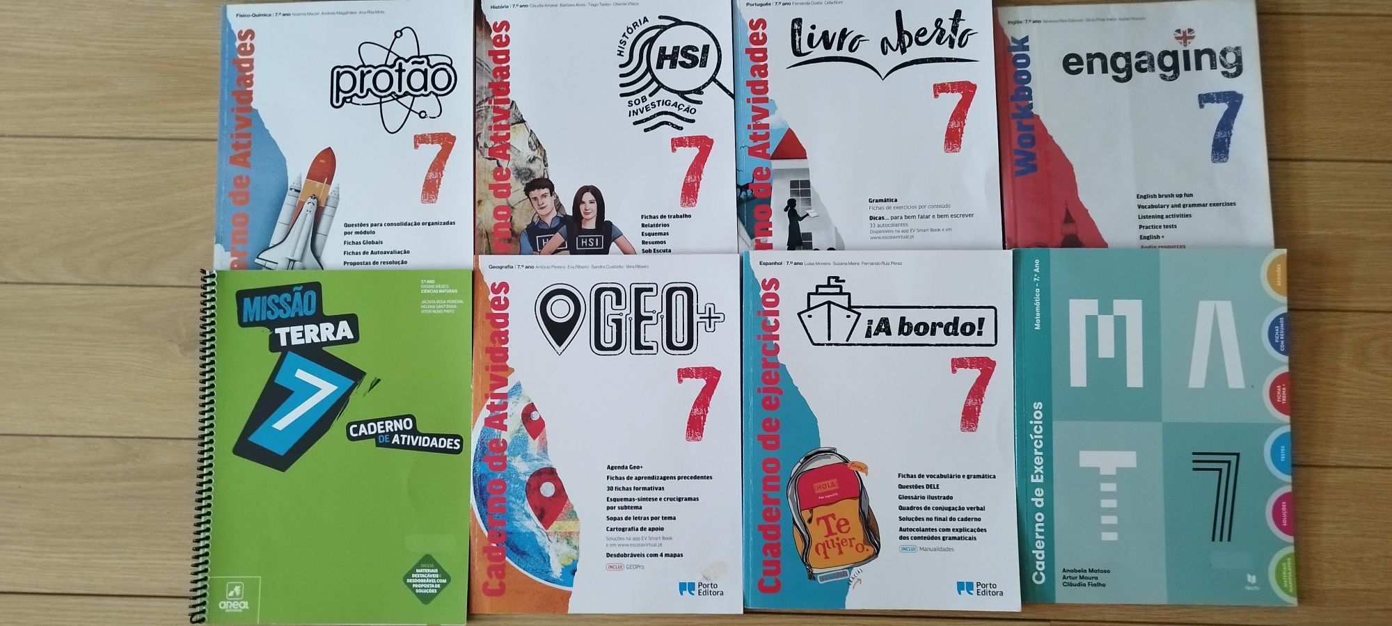 Cadernos de atividades 7° ano