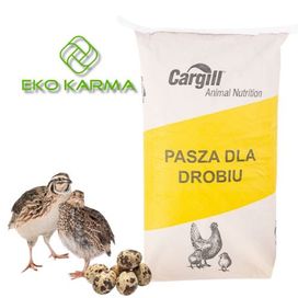 Karma Pasza dla Przepiórek - 25kg Cargill, Provimi - kruszonka