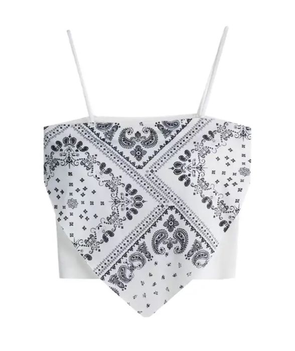 Укороченный женский топ