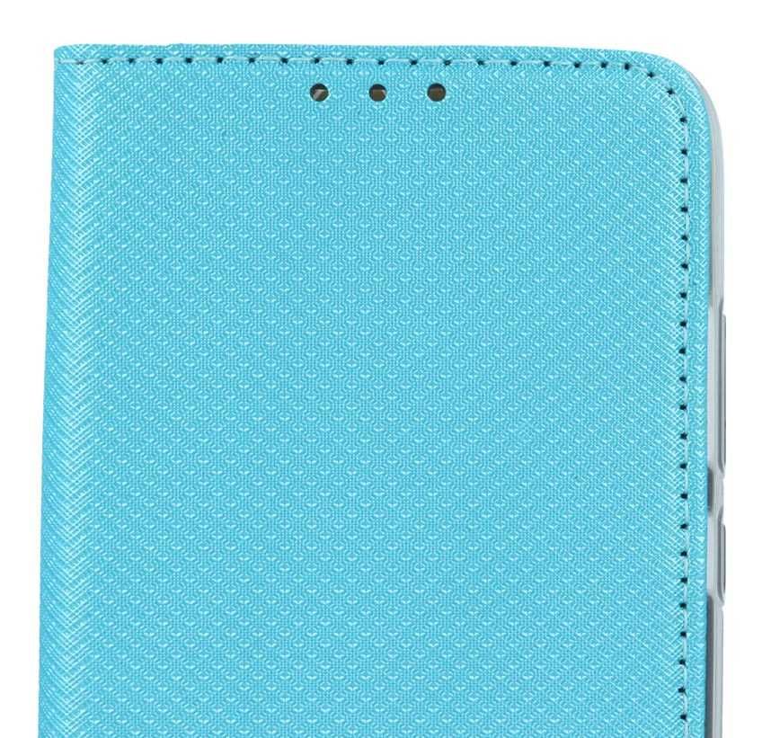 Etui z klapką do Samsung Galaxy J6 Plus kolor: turkusowy