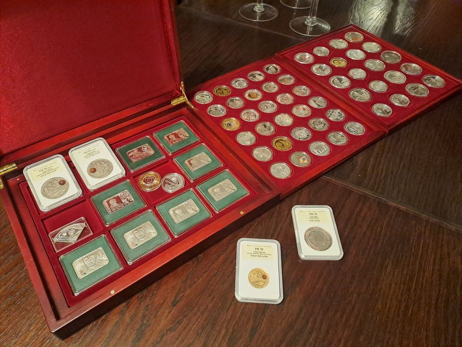 Kolekcja monet kolekcjonerskich