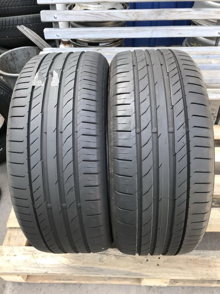 Continental 225/50r17 пара резина шини б/у склад оригінал