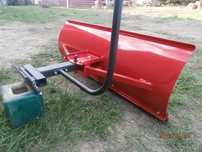 Pług śnieżny, spych śniegu traktorek kosiarka quad atv 100cm SOLIDNY