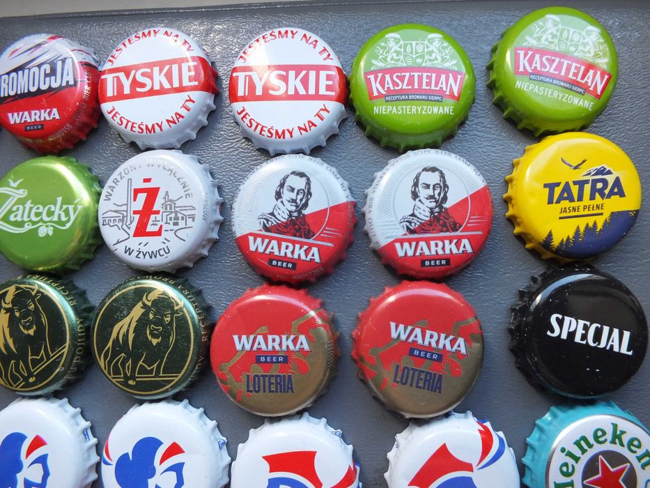 zestaw 35szt. kapsle po piwie, regionalne, Niemcy kolekcje piwo