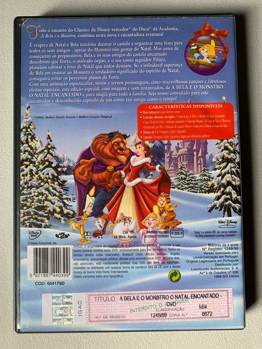[DVD] A Bela e o Monstro: O Natal Encantado