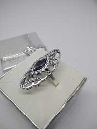 Srebrny pierścionek w stylu wiktoriańskim srebro 925 R17   192