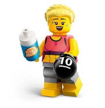 Lego 71045 minifigures seria 25 Trenerka fitness