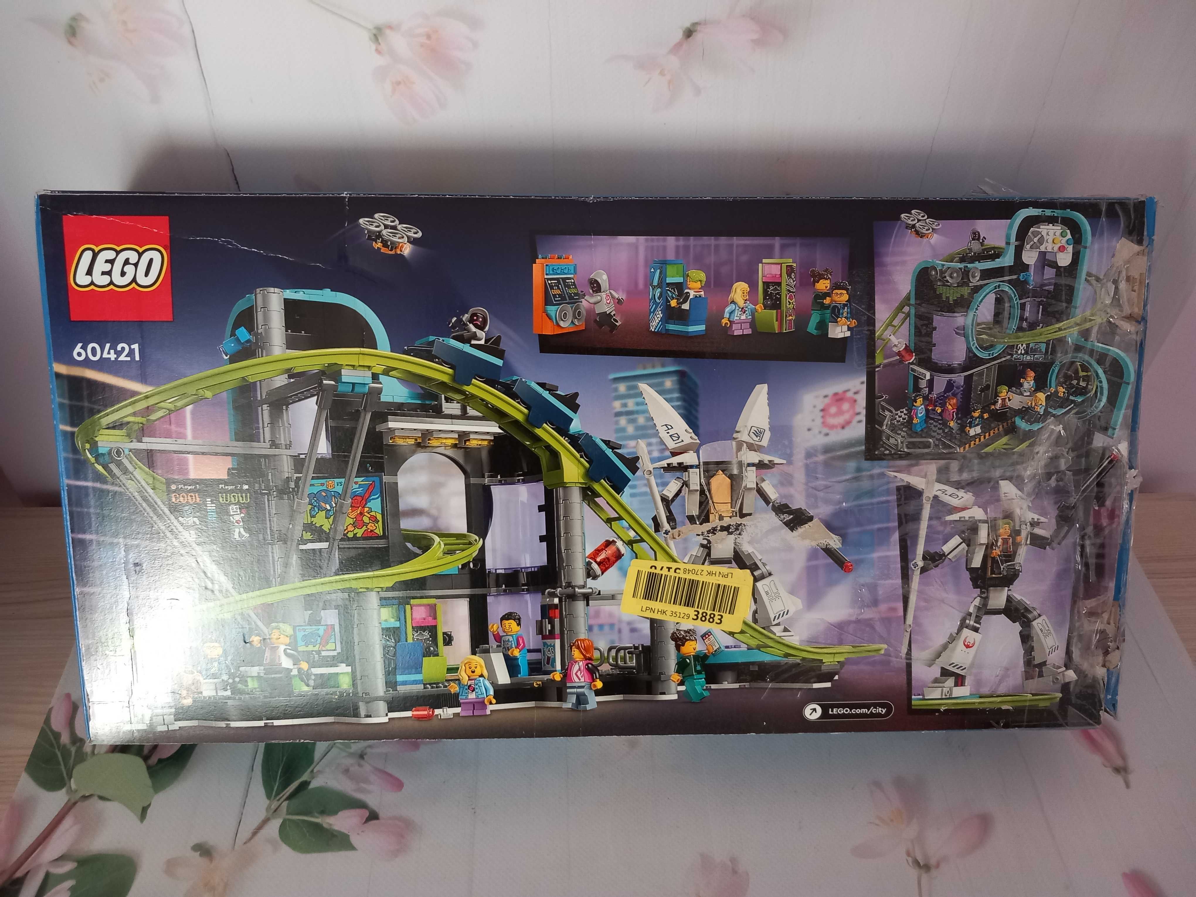 Lego City 60421 Park Świat Robotów z rollercoasterem
