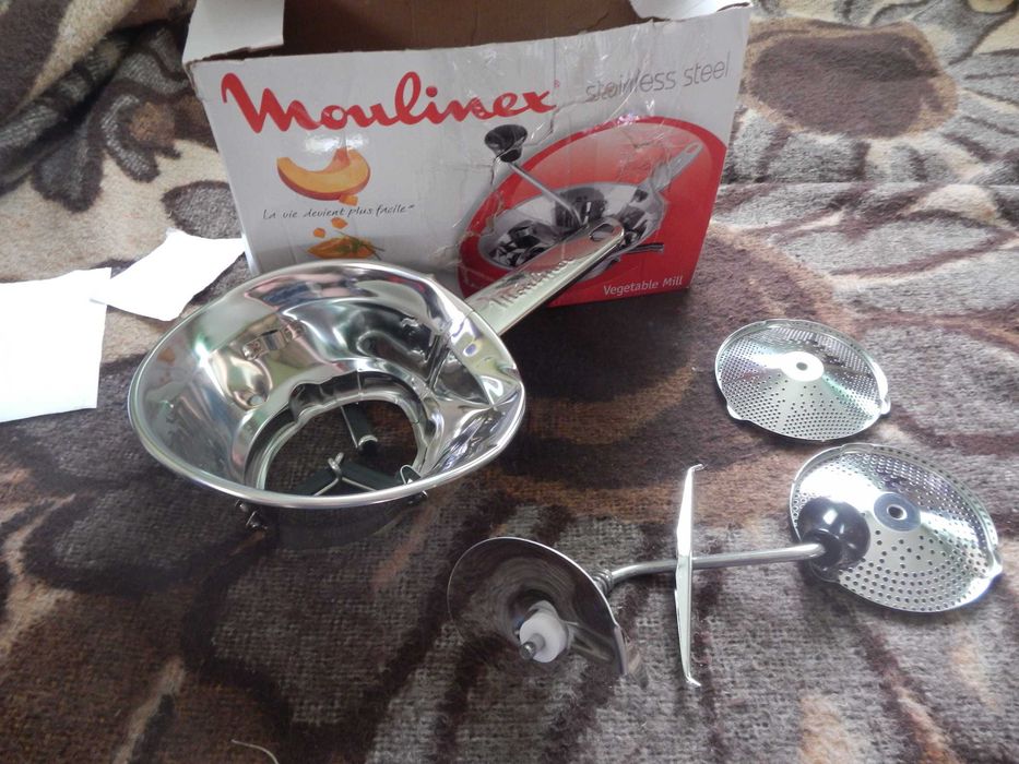Wyprzedaż->Młynek ręczny Moulinex Przecierak do zup i sosu  OPIS!