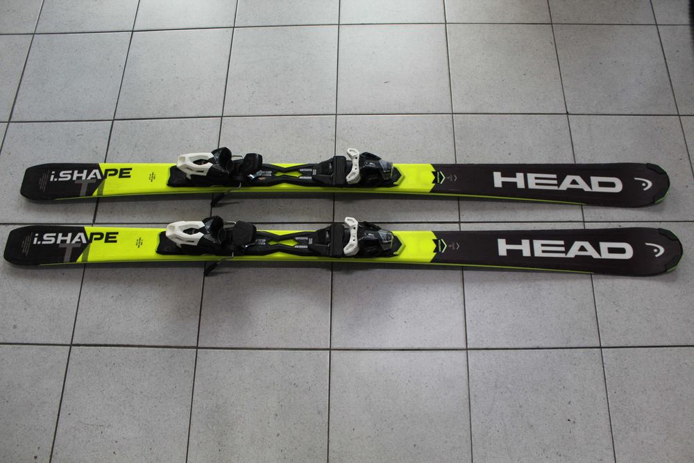 Narty HEAD iSHAPE 163 cm + wiązania HEAD