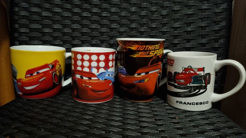 Kubki auta car disney