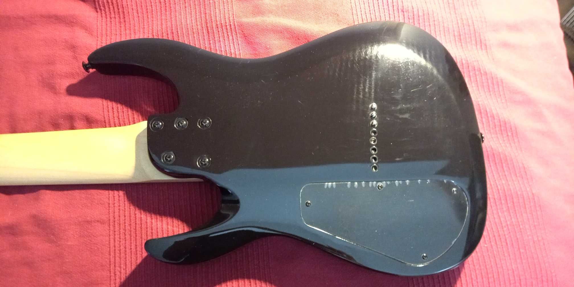 Gitara elektryczna 8-strunowa Harley Benton R 458 BK Progressiv Series