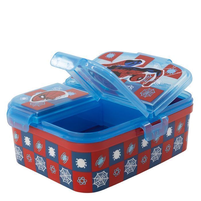 Spiderman Pojemnik  Lunchbox Śniadaniówka 4 Komory